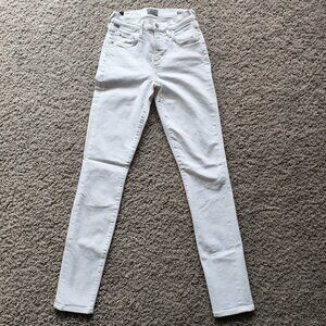 White Citizens of Humanity Rocket skinny jeans, size 23